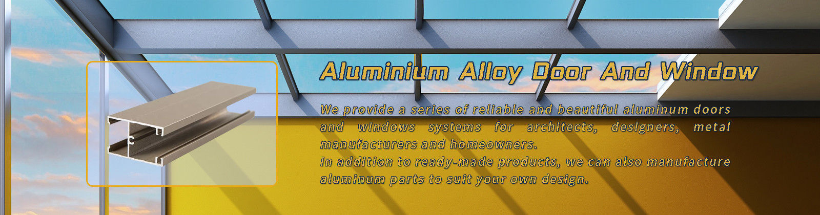 Standardowe profile wytłaczane z aluminium