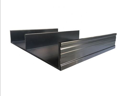 Nieruchomości Anodowane srebrno-czarne aluminiowe profile szalunkowe budowlane
