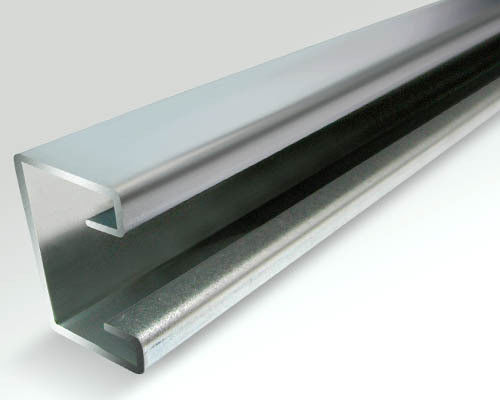 6063 T5 Anodowane srebrne profile D, 5,8 m ze stopu aluminium
