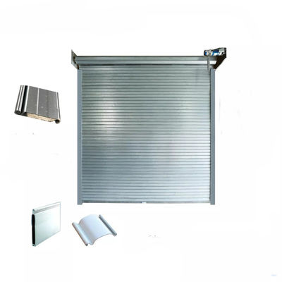 120um Malowane proszkowo drzwi rolowane do garażu Aluminiowe profile wytłaczane