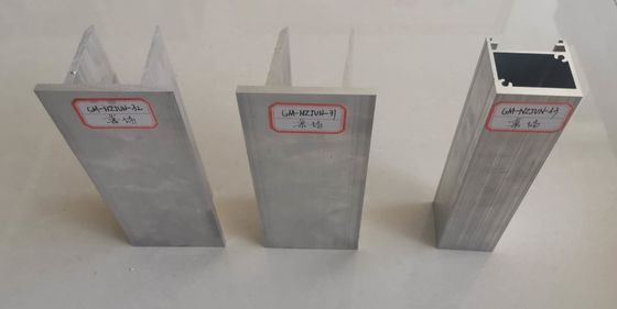 Wytłaczany profil aluminiowej ramy ściennej 6063 T5 0,08 mm